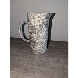 Lenox Pebble Cove White Black Serveware Pitcher One Size